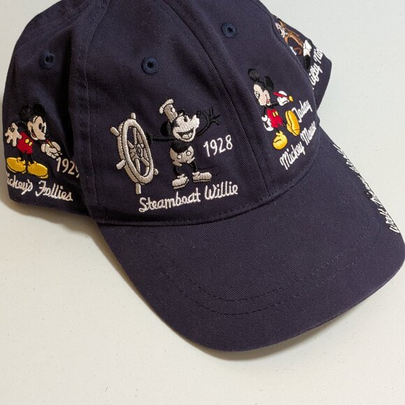 Vintage Walt Disney World Mickey Mouse Through The Years Baseball Cap - Picture 2 of 6